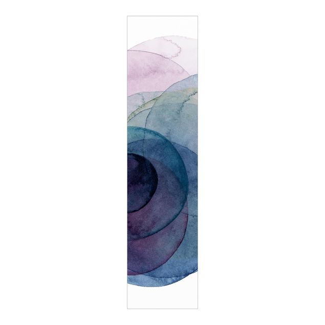Schiebevorhang abstrakt Urknall - lila