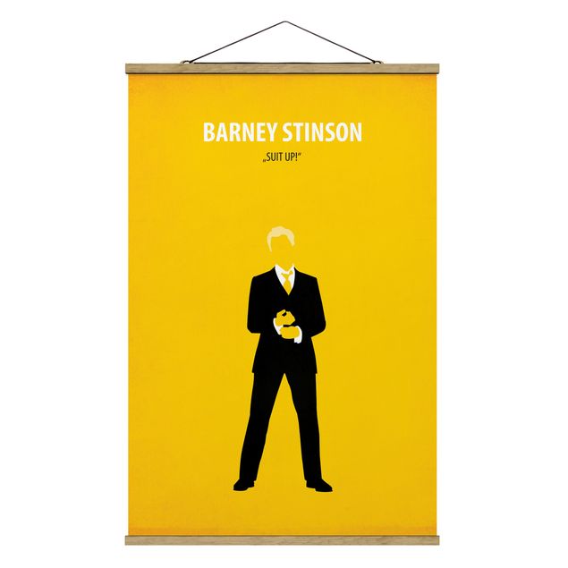 Wandbilder Portrait Filmposter Barney Stinson