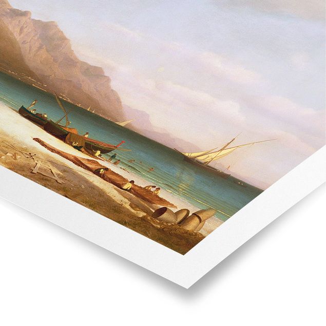 Wandbilder Landschaften Albert Bierstadt - Der Golf von Salerno