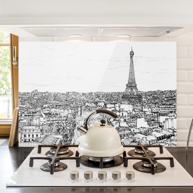 Küchen Deko Stadtstudie - Paris