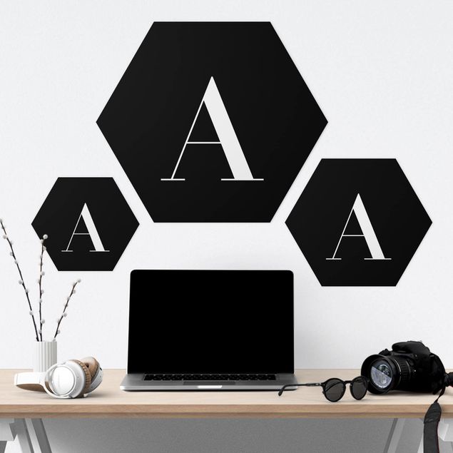Hexagon Bild Forex - Buchstabe Serif Schwarz A