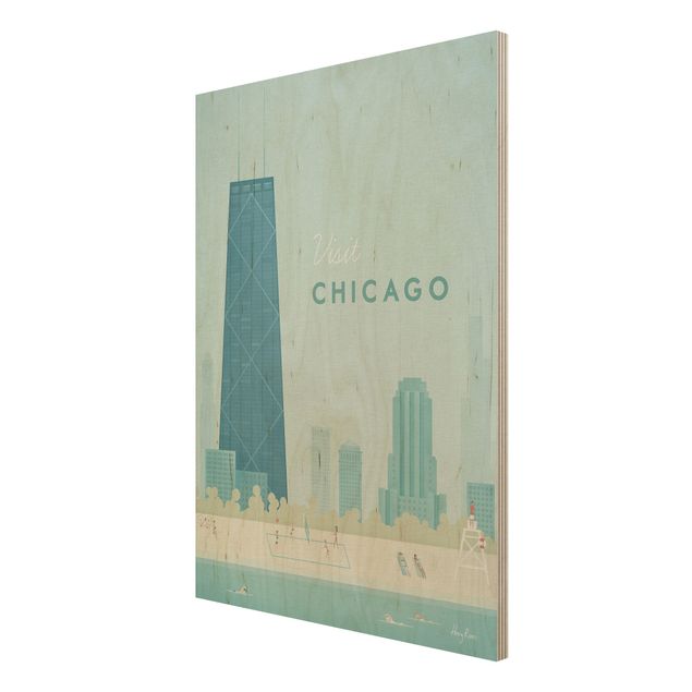 Rivers Bilder Reiseposter - Chicago