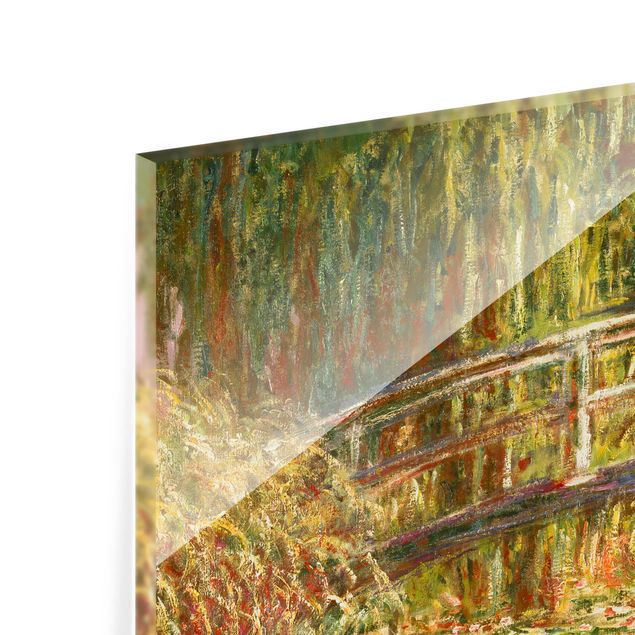 Kunstdrucke Claude Monet - Seerosenteich und japanische Brücke (Harmonie in rosa)