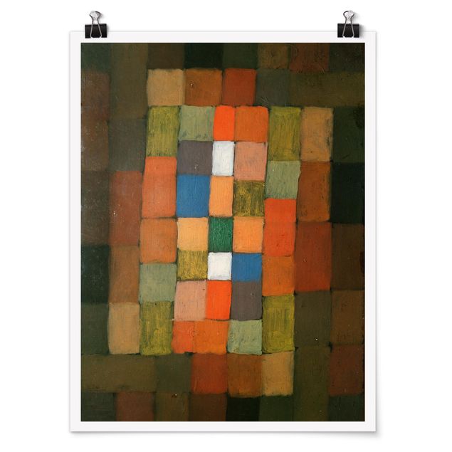 Poster abstrakt Paul Klee - Steigerung