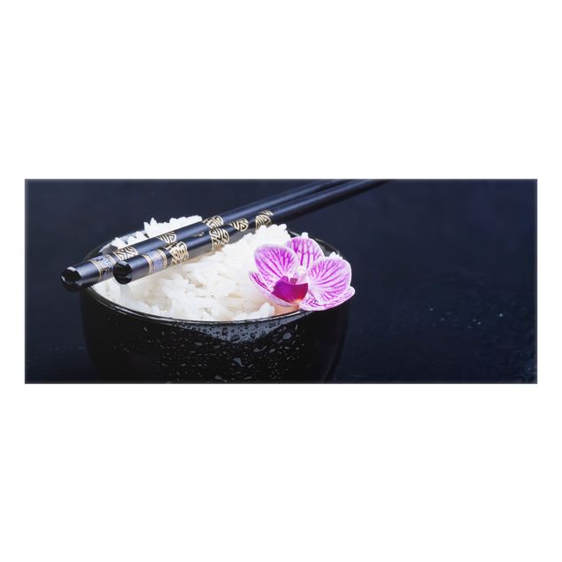 Uta Naumann Bilder Reisschale mit Orchidee