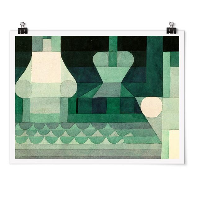 Poster abstrakt Paul Klee - Schleusen