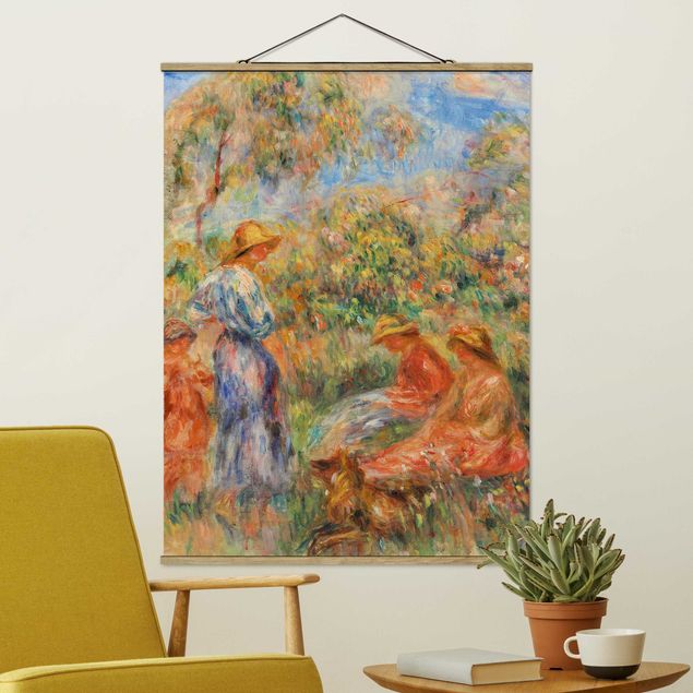 Wanddeko Küche Auguste Renoir - Landschaft mit Frauen und Kind