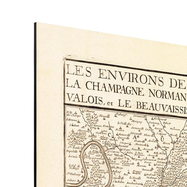 Bilder Andrea Haase Vintage Karte Frankreich