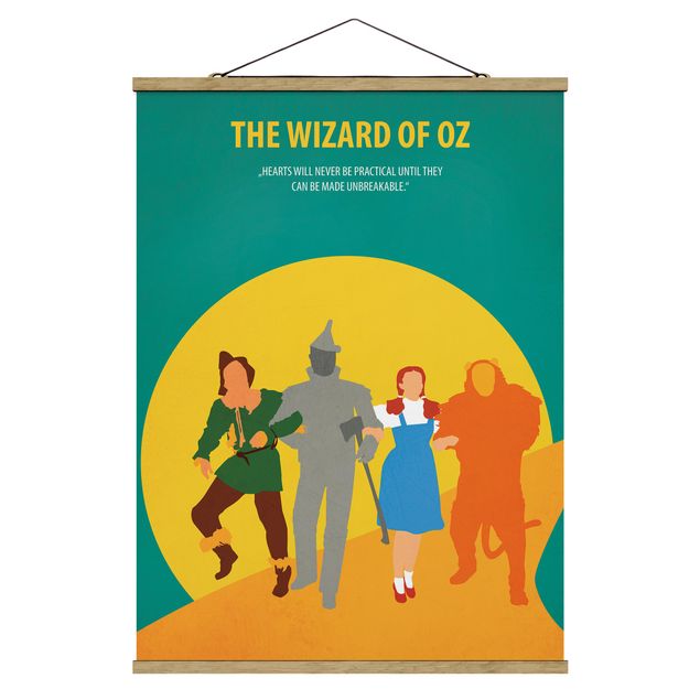 Wandbilder Portrait Filmposter The Wizard of Oz