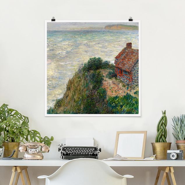 Impressionismus Bilder Claude Monet - Fischerhaus Petit Ailly