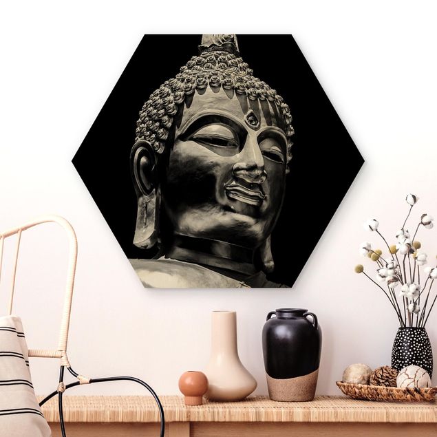 Küchen Deko Buddha Statue Gesicht