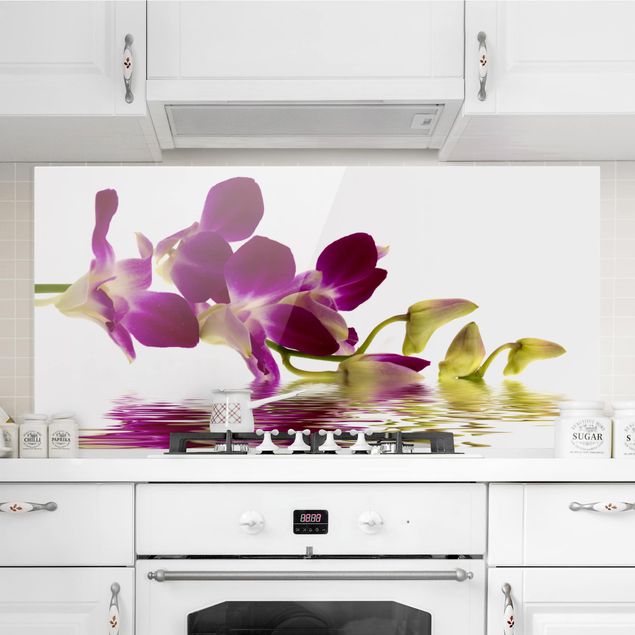 Küchen Deko Pink Orchid Waters