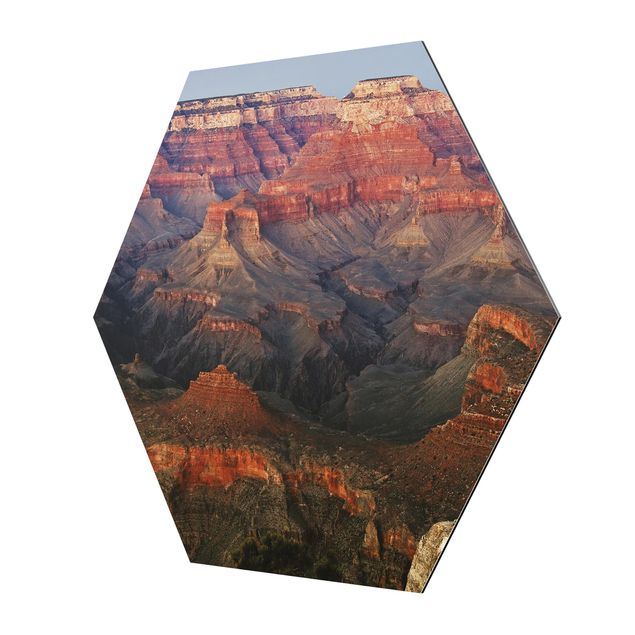Wandbilder Orange Grand Canyon nach dem Sonnenuntergang