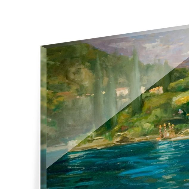Spritzschutz Glas - Italienische Landschaft - Meer - Panorama - 5:2