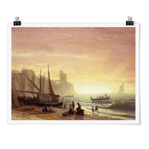 Kunststile Albert Bierstadt - Fischereiflotte