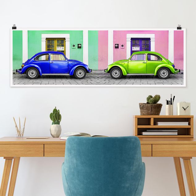 Wanddeko Küche Farbige Beetles