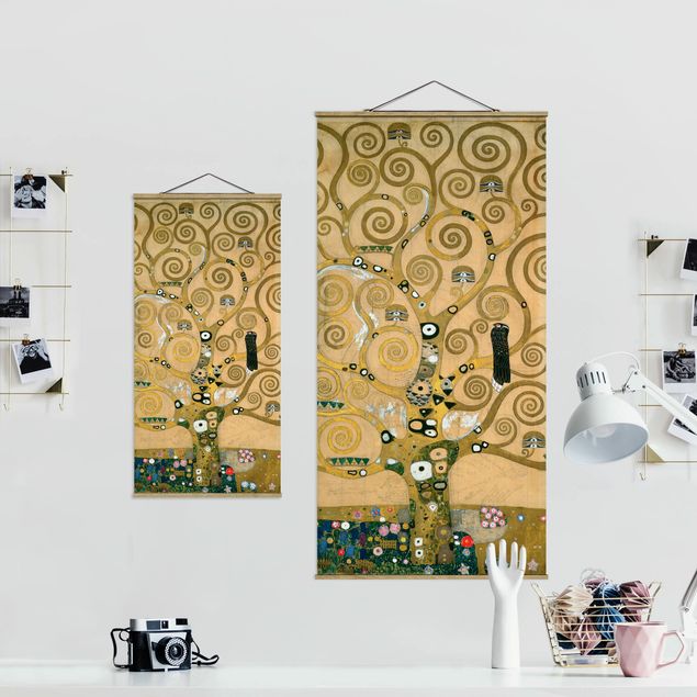 Wandbilder Kunstdrucke Gustav Klimt - Der Lebensbaum