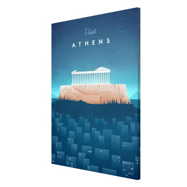 Wandbilder Kunstdrucke Reiseposter - Athen
