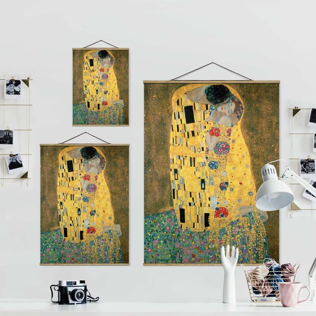Wandbilder Liebe Gustav Klimt - Der Kuß