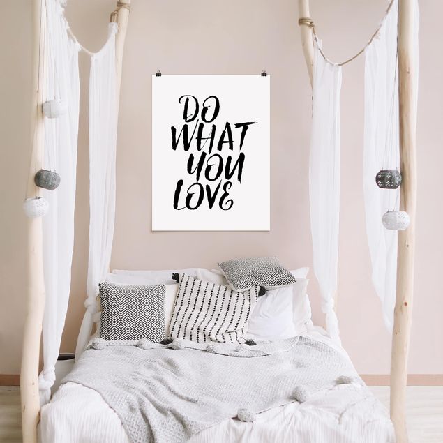 Poster mit Sprüchen Do what you love