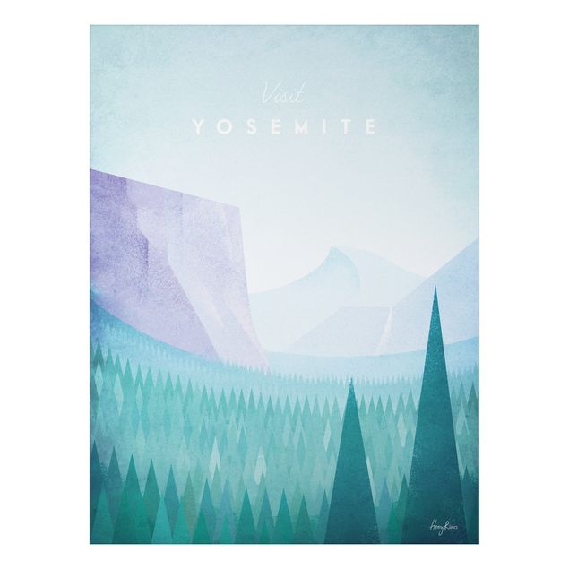 Wandbilder Bäume Reiseposter - Yosemite Park