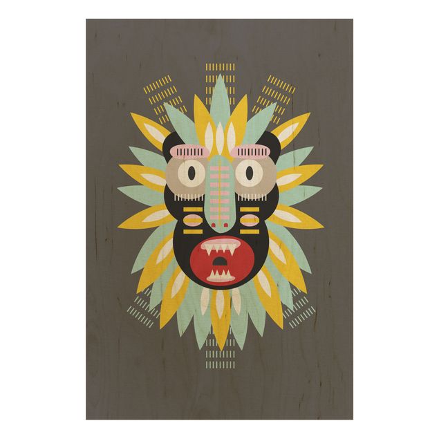 Bilder muah Collage Ethno Maske - King Kong