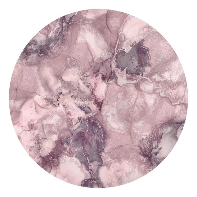 Bilder Andrea Haase Farbexperimente Marmor Violett