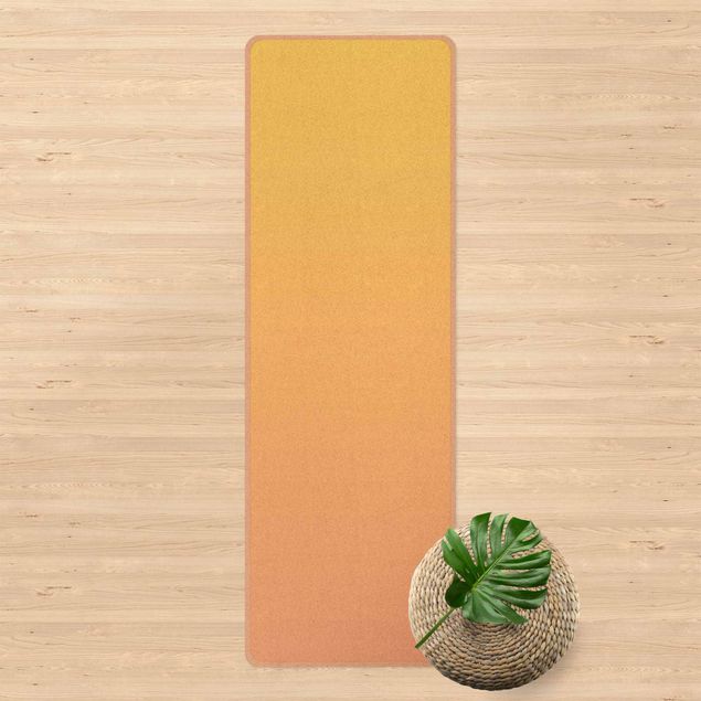 Teppich modern Farbverlauf Orange