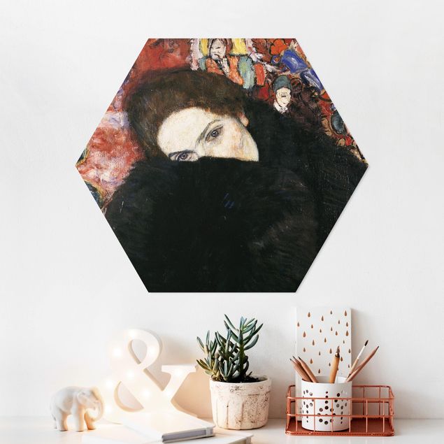 Wanddeko Küche Gustav Klimt - Dame mit Muff