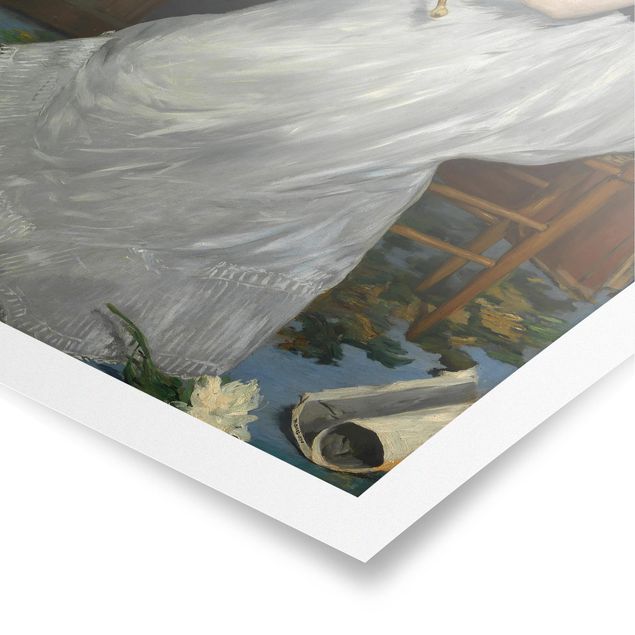 Wandbilder Kunstdrucke Edouard Manet - Eva Gonzalès