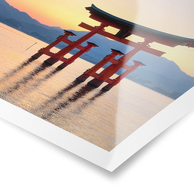 Wandbilder Architektur & Skyline Torii am Itsukushima