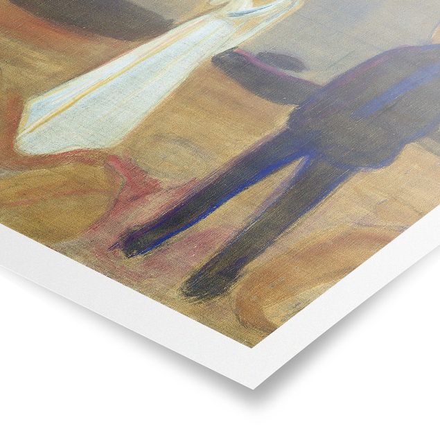 Kunstkopie Poster Edvard Munch - Zwei Menschen
