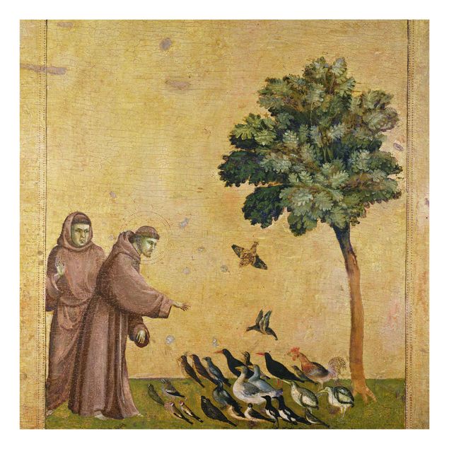 Wandbilder Portrait Giotto di Bondone - Der Heilige Franziskus