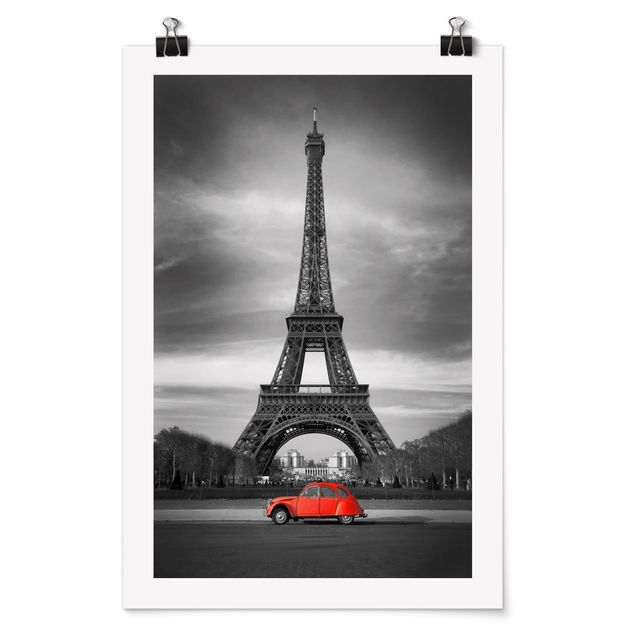 Poster Vintage Spot on Paris