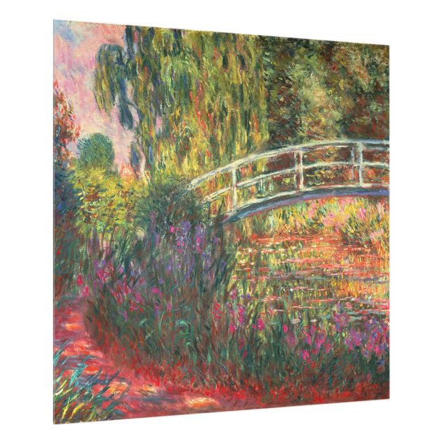 Kunststile Claude Monet - Japanische Brücke im Garten von Giverny