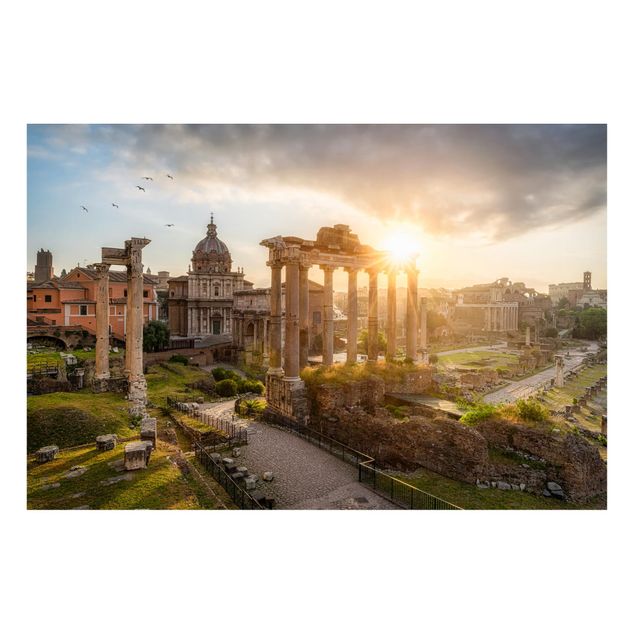 Wandbilder Italien Forum Romanum bei Sonnenaufgang