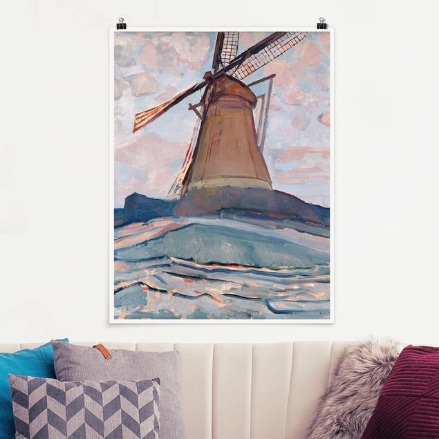 Küche Dekoration Piet Mondrian - Windmühle