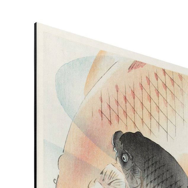 Wandbilder Tiere Vintage Illustration Asiatische Fische I