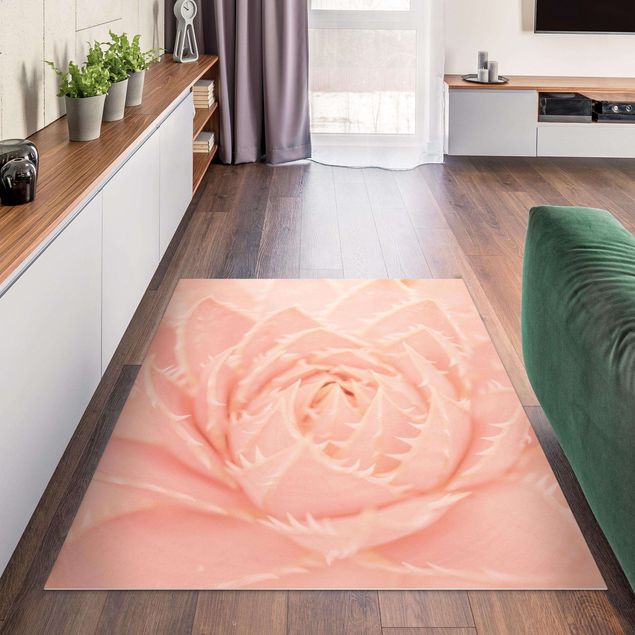 Wanddeko Küche Rosa Blütenzauber Agave
