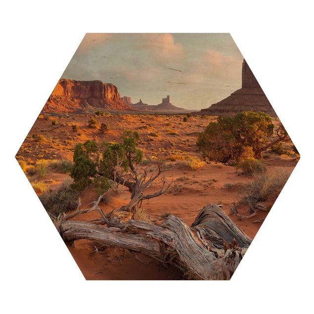 Holzbilder Monument Valley Navajo Tribal Park Arizona