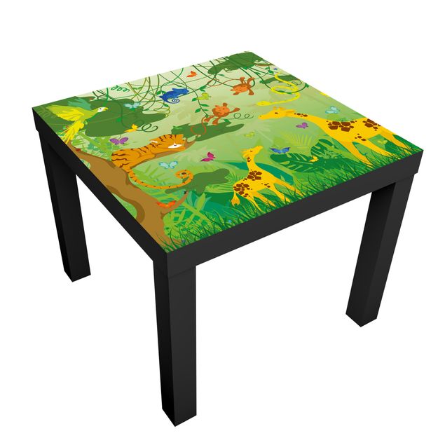 Möbelfolie für IKEA Lack - Klebefolie No.IS87 Dschungelspiel