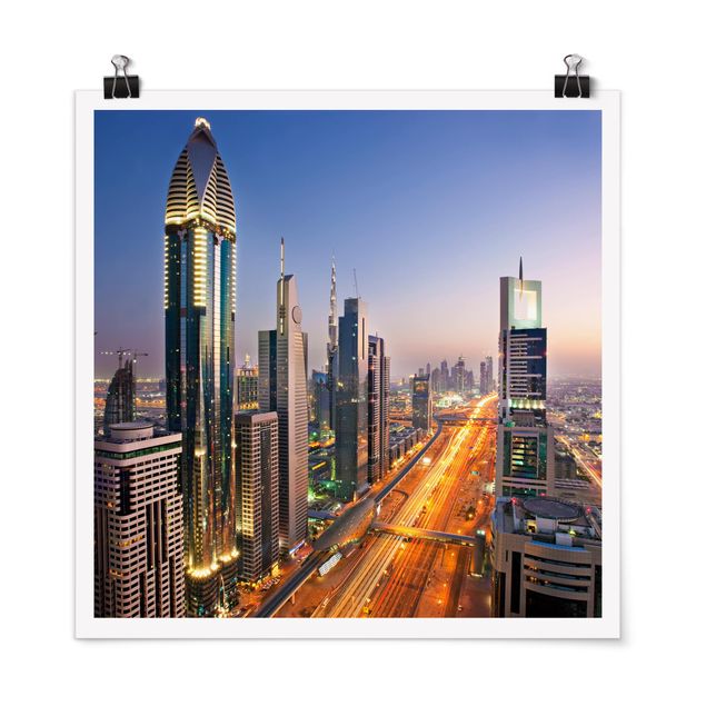 Poster Skyline Dubai