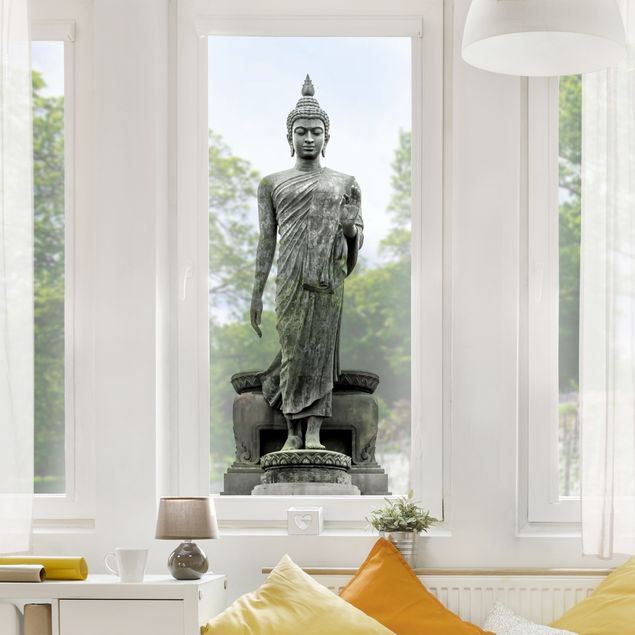 Wanddeko Küche Buddha Statue