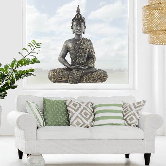 Klebefolien selbstklebend Zen Buddha Stein