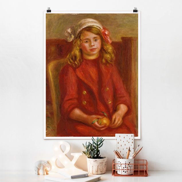Küche Dekoration Auguste Renoir - Junges Mädchen mit Orange