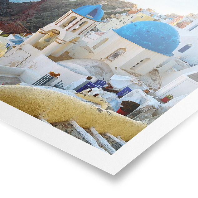 Wandbilder Architektur & Skyline Santorini