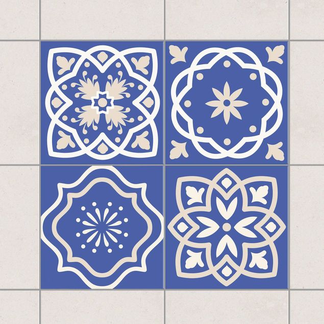 Küche Dekoration 4 Portugiesische Fliesen blau