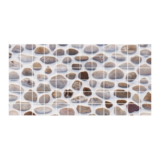 Fliesenaufkleber Muster Andalusische Steinmauer