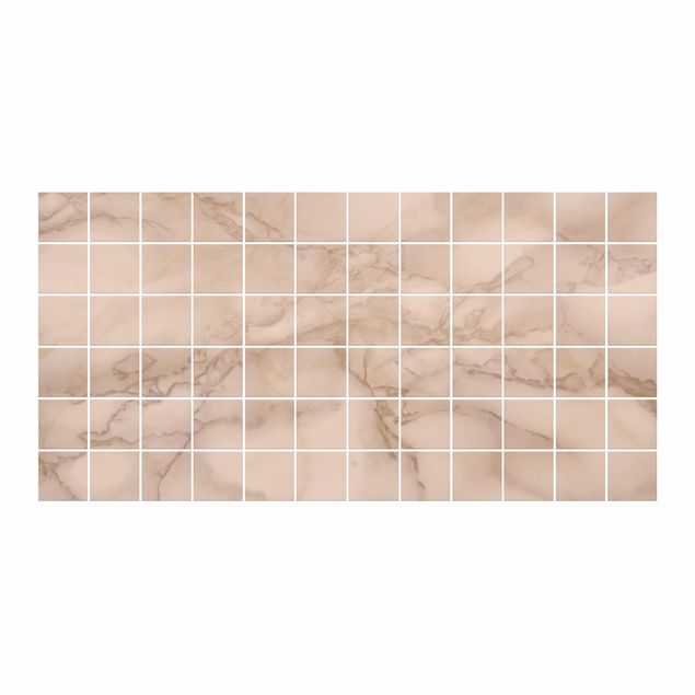 Fliesenaufkleber Muster Marmoroptik Grau Braun