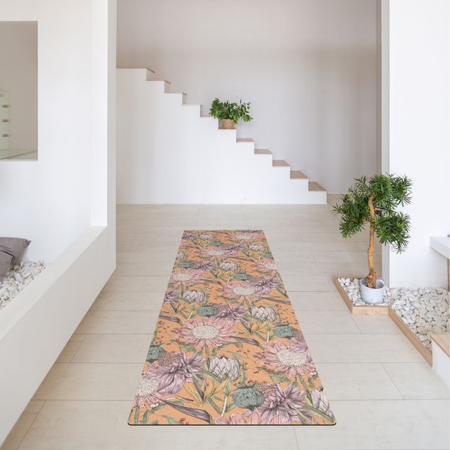 Moderne Teppiche Florale Eleganz Strelitzie
